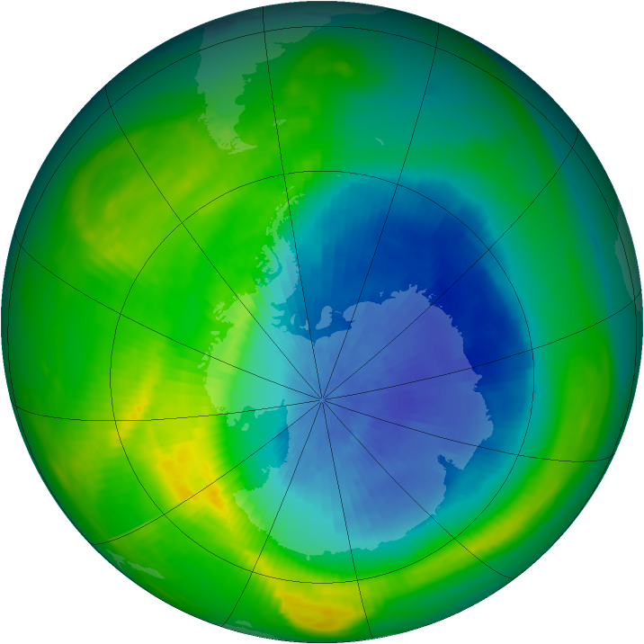 Ozone Map 1982-10-18